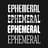 Ephemeral logo